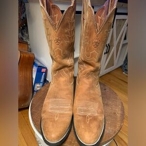 Ariat womens pointed boots brown 8